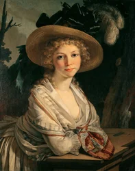 Portret van een Jonge Vrouw